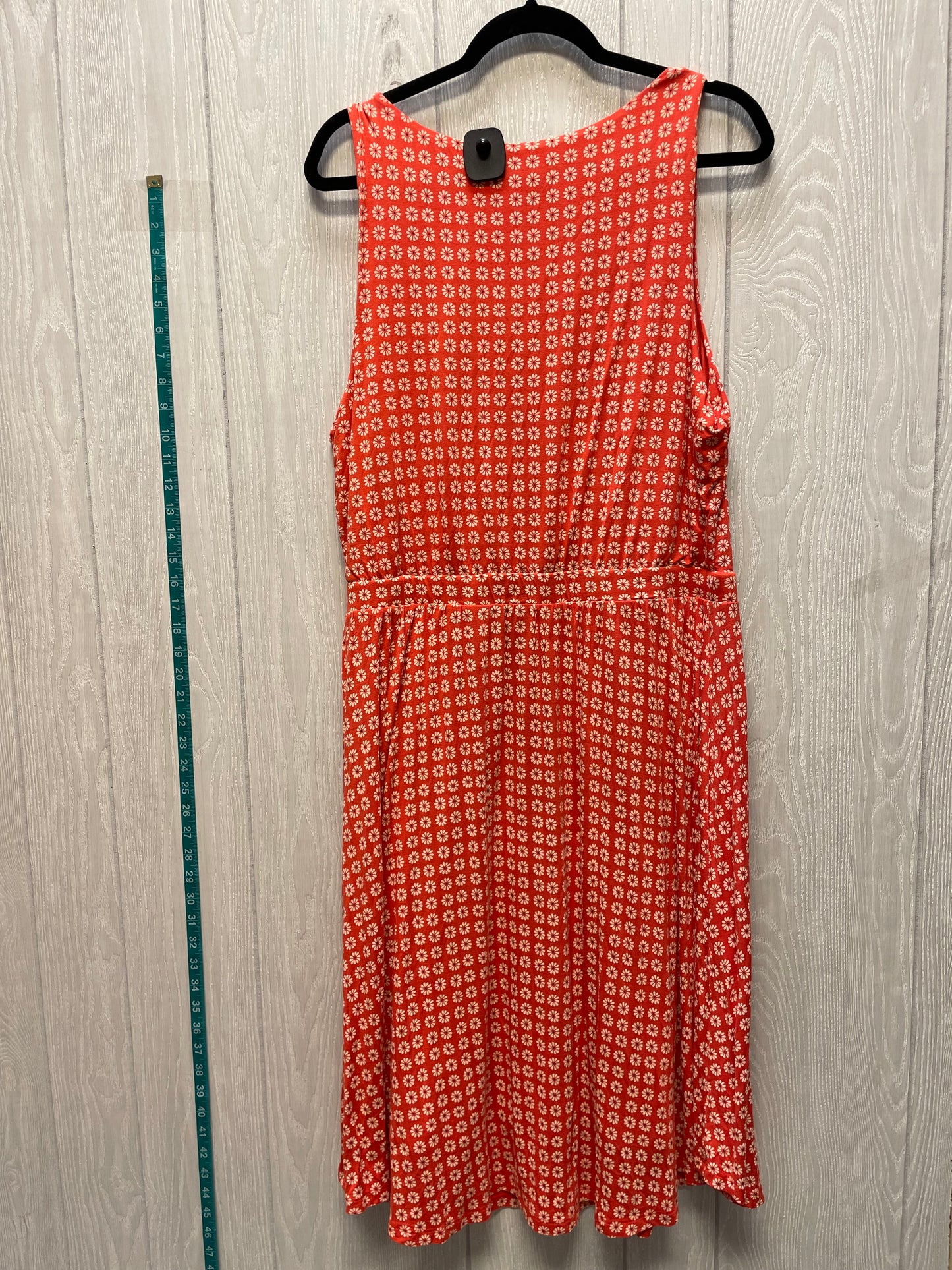 Dress Casual Short By Maeve In Orange, Size: 1x