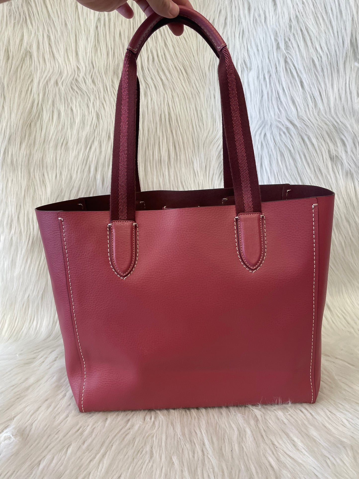 Tote Designer By Coach, Size: Medium