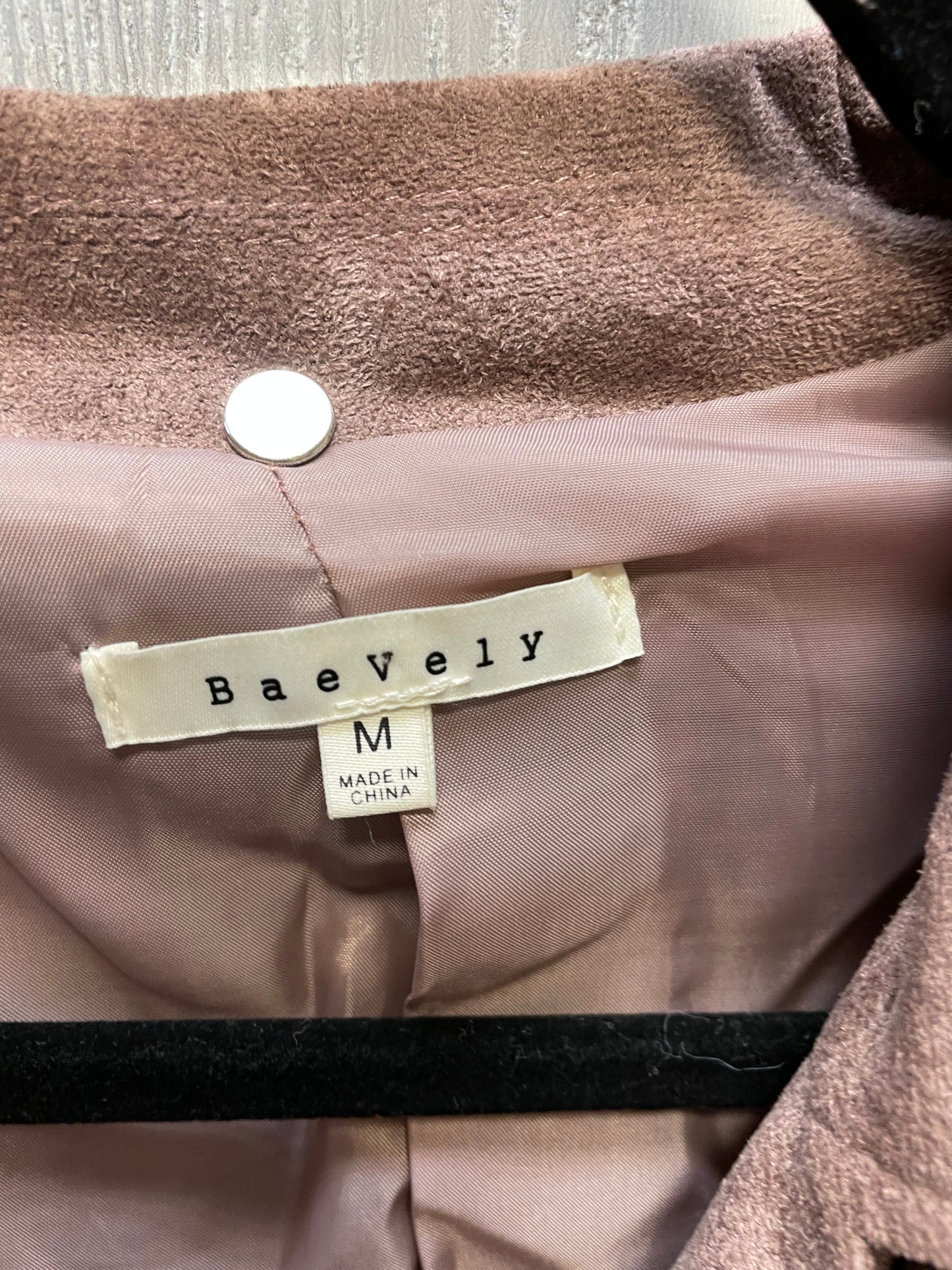 Jacket Moto By BAEVELY In Mauve, Size: M