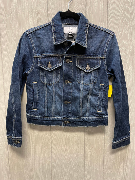 Jacket Denim By Current/elliott In Blue Denim, Size: S