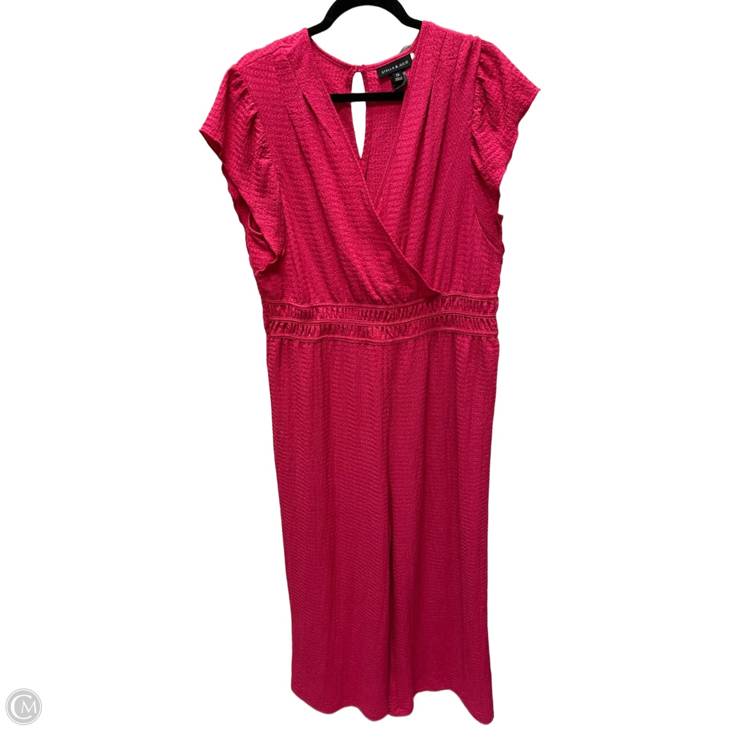 Jumpsuit By STELLA&JULIE In Pink, Size: 2x