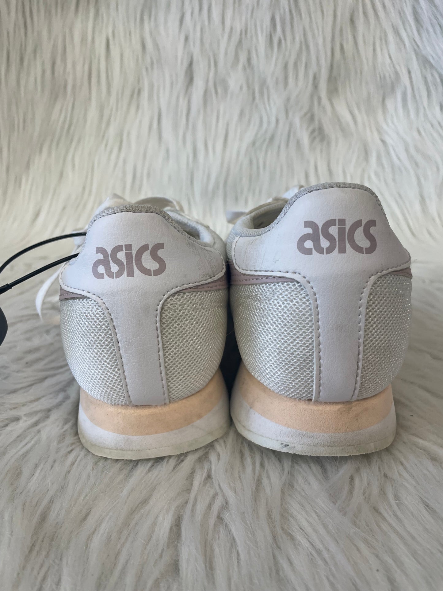 Shoes Athletic By Asics In Pink & White, Size: 7