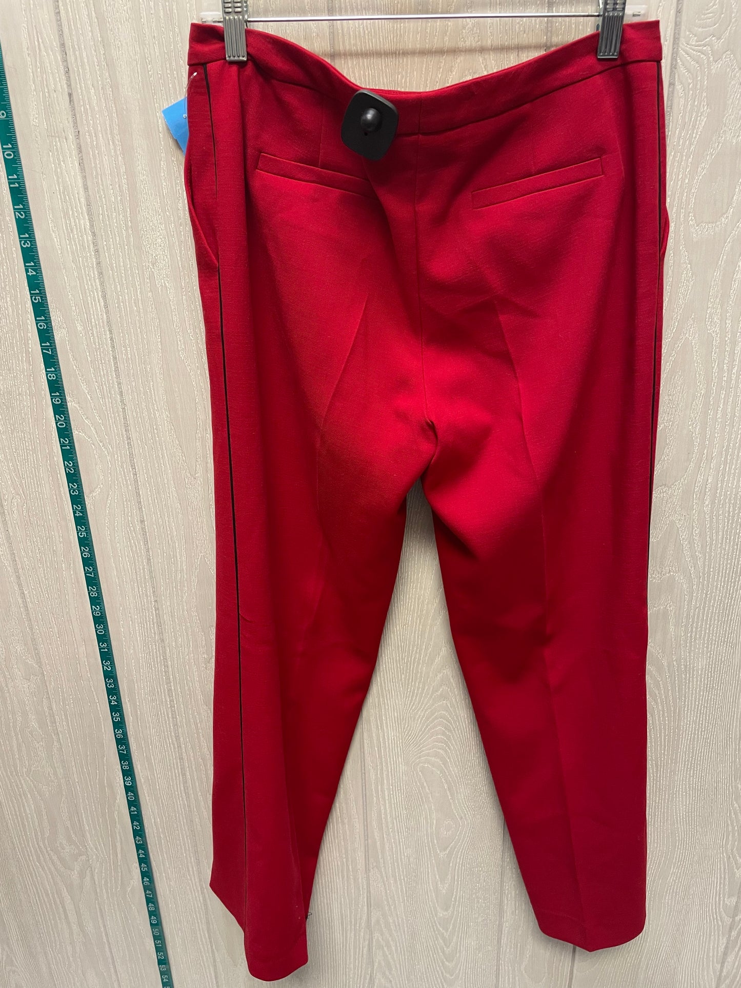 Pants Designer By Escada In Red, Size: 8