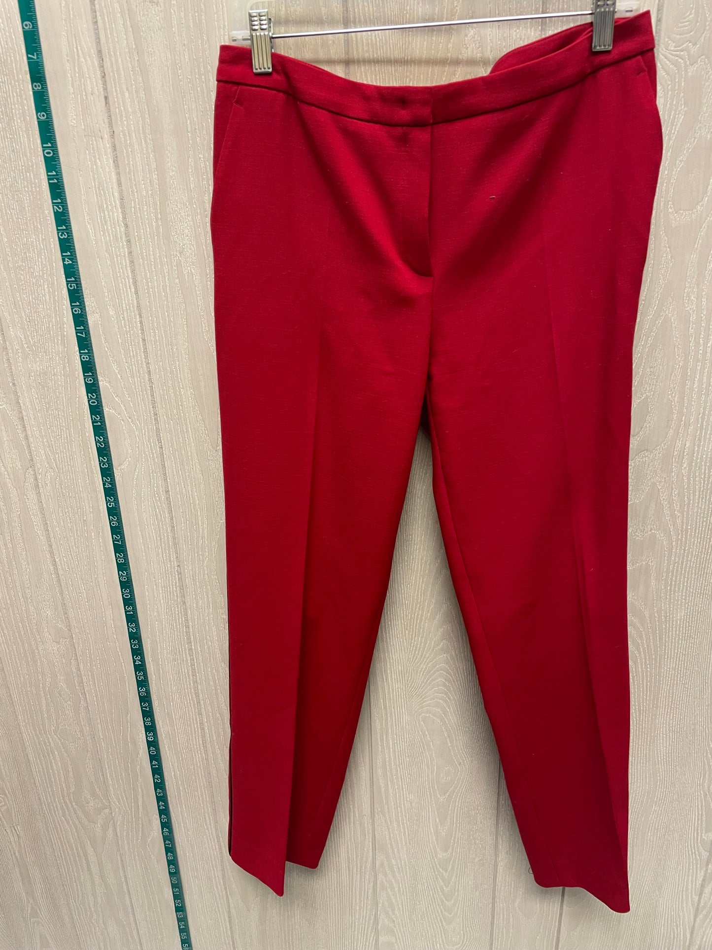 Pants Designer By Escada In Red, Size: 8