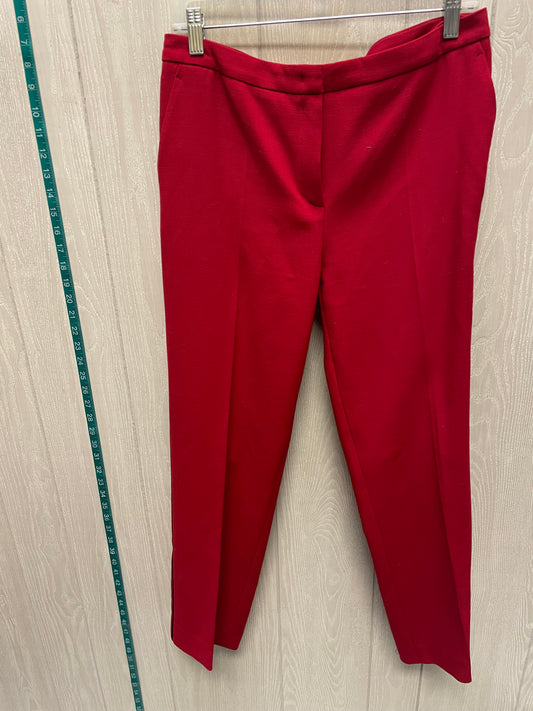 Pants Designer By Escada In Red, Size: 8