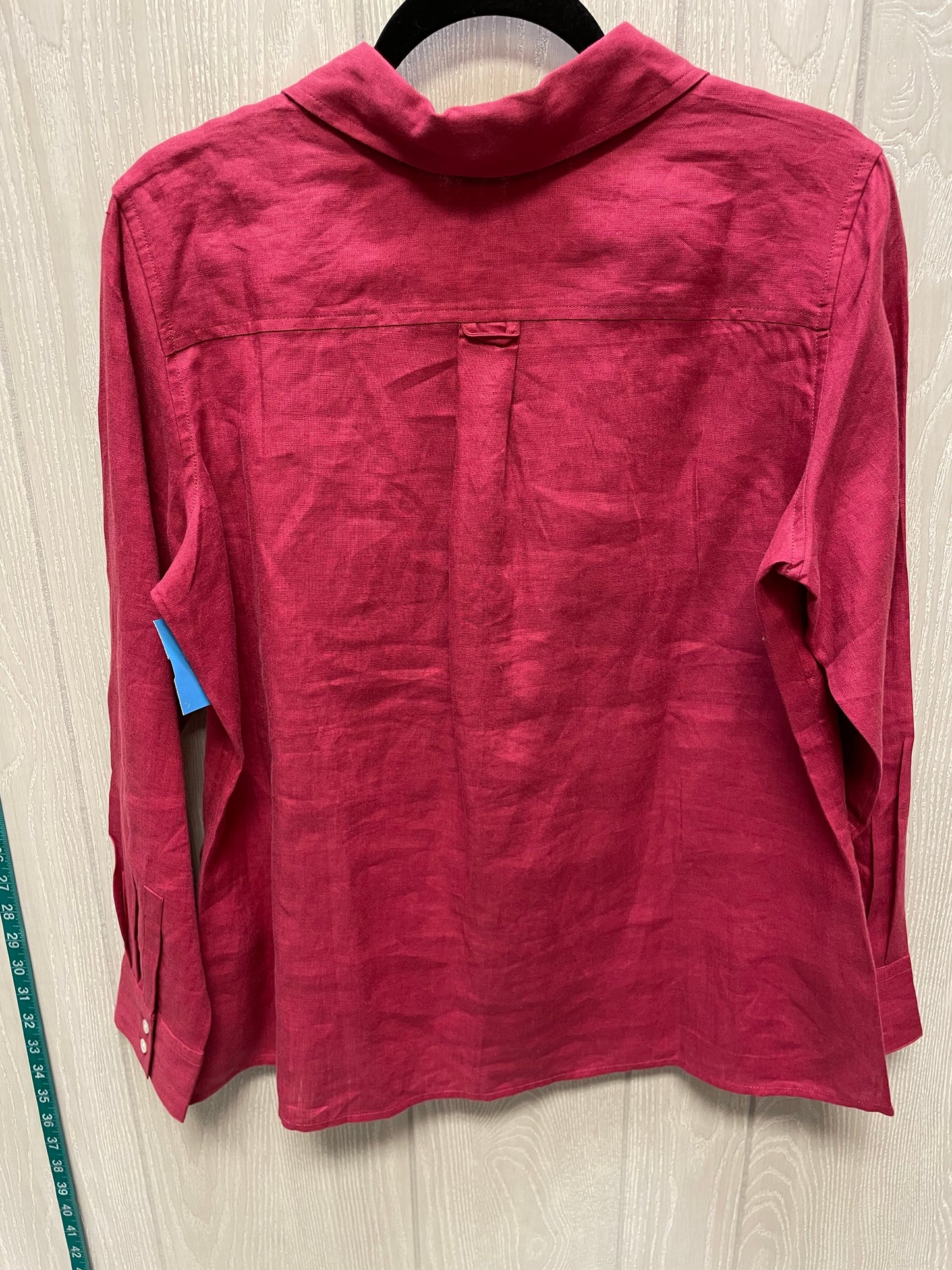 Top Long Sleeve By Talbots In Pink, Size: L