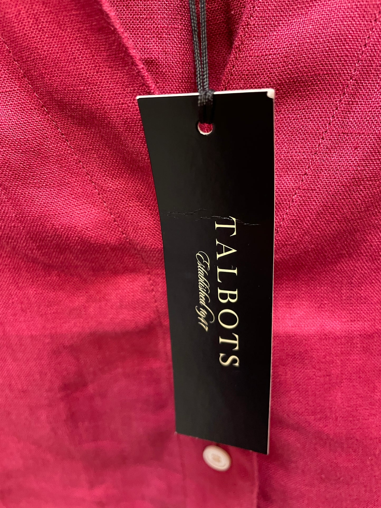 Top Long Sleeve By Talbots In Pink, Size: L