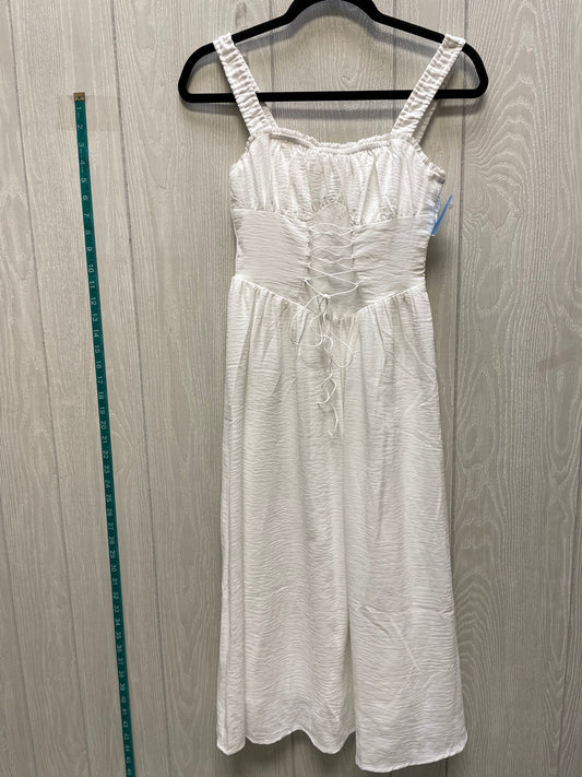 Dress Casual Midi By COMMENSE In White, Size: Xs