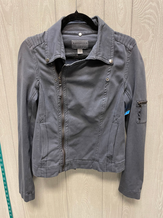 Jacket Moto By Marrakech In Grey, Size: M