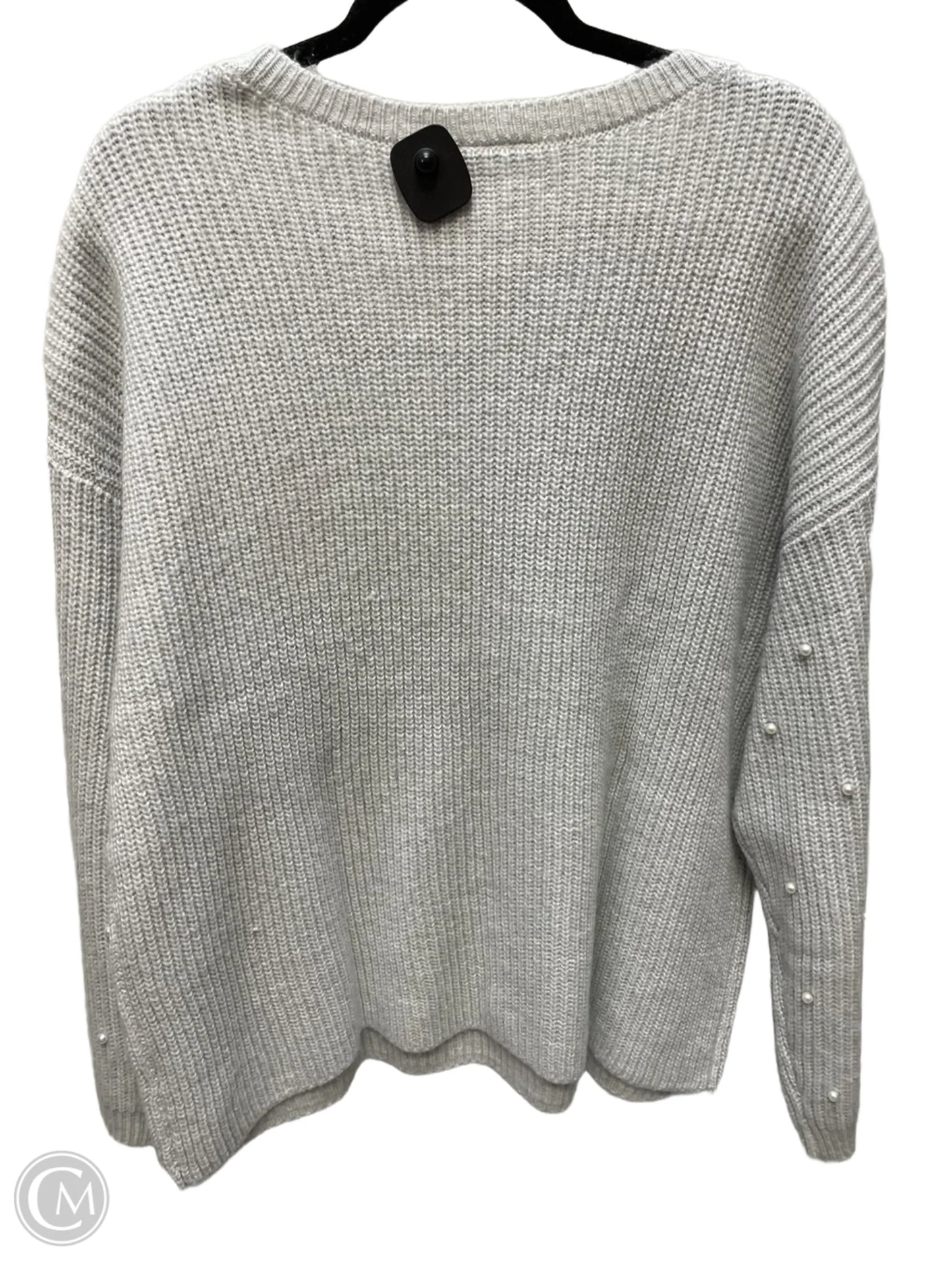Sweater By Lane Bryant In Grey, Size: 1x
