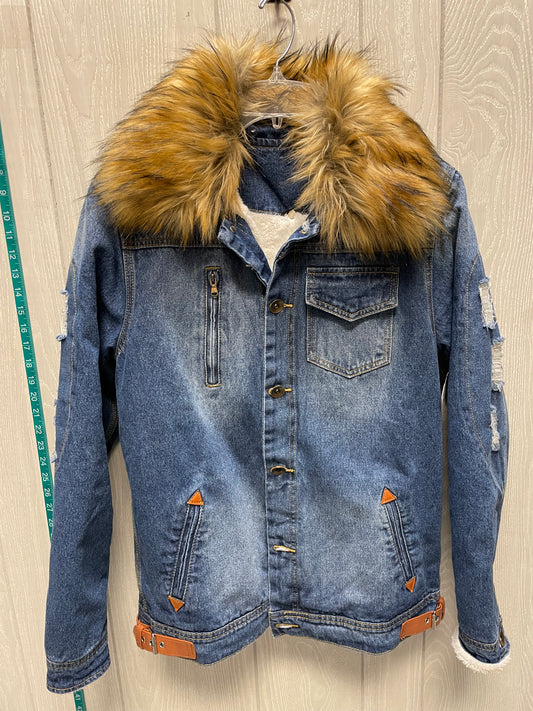 Jacket Denim By Cmc In Blue Denim, Size: S