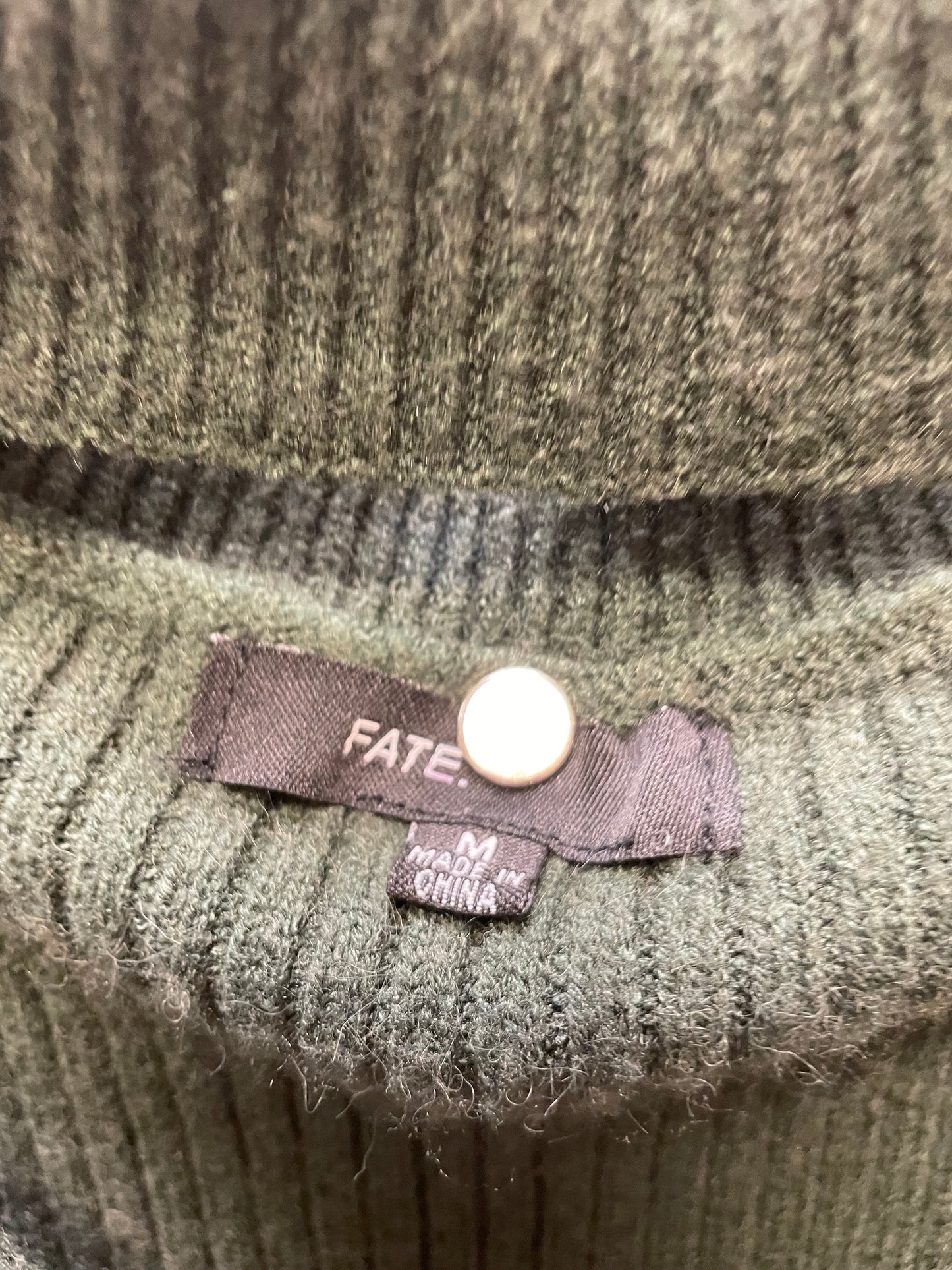 Sweater By Fate In Green, Size: M