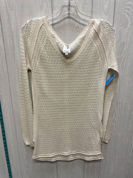 Sweater By Ella Moss In Cream, Size: M