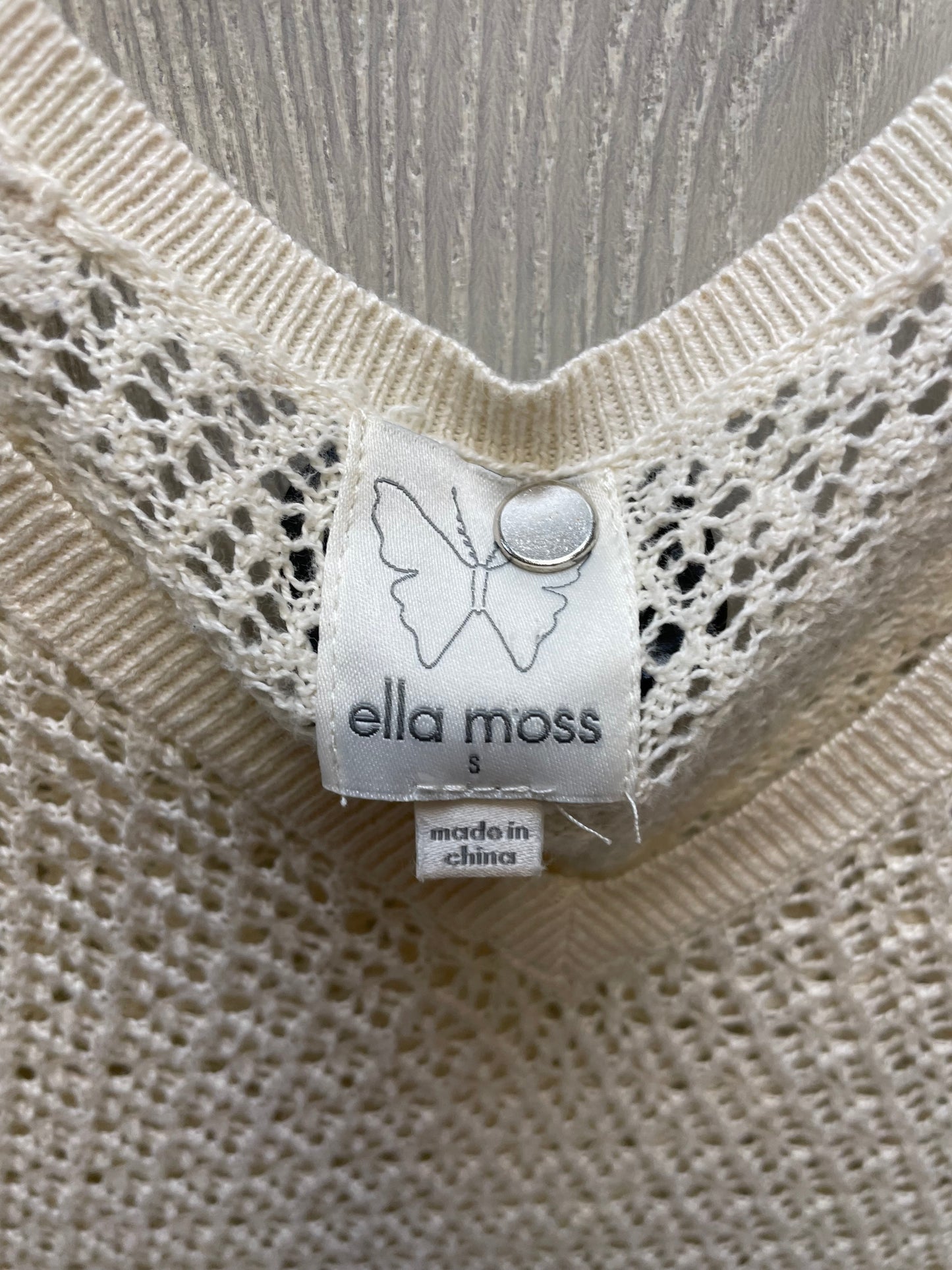 Sweater By Ella Moss In Cream, Size: M