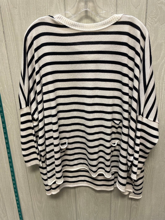 Sweater By Mer Sea In Striped Pattern, Size: M