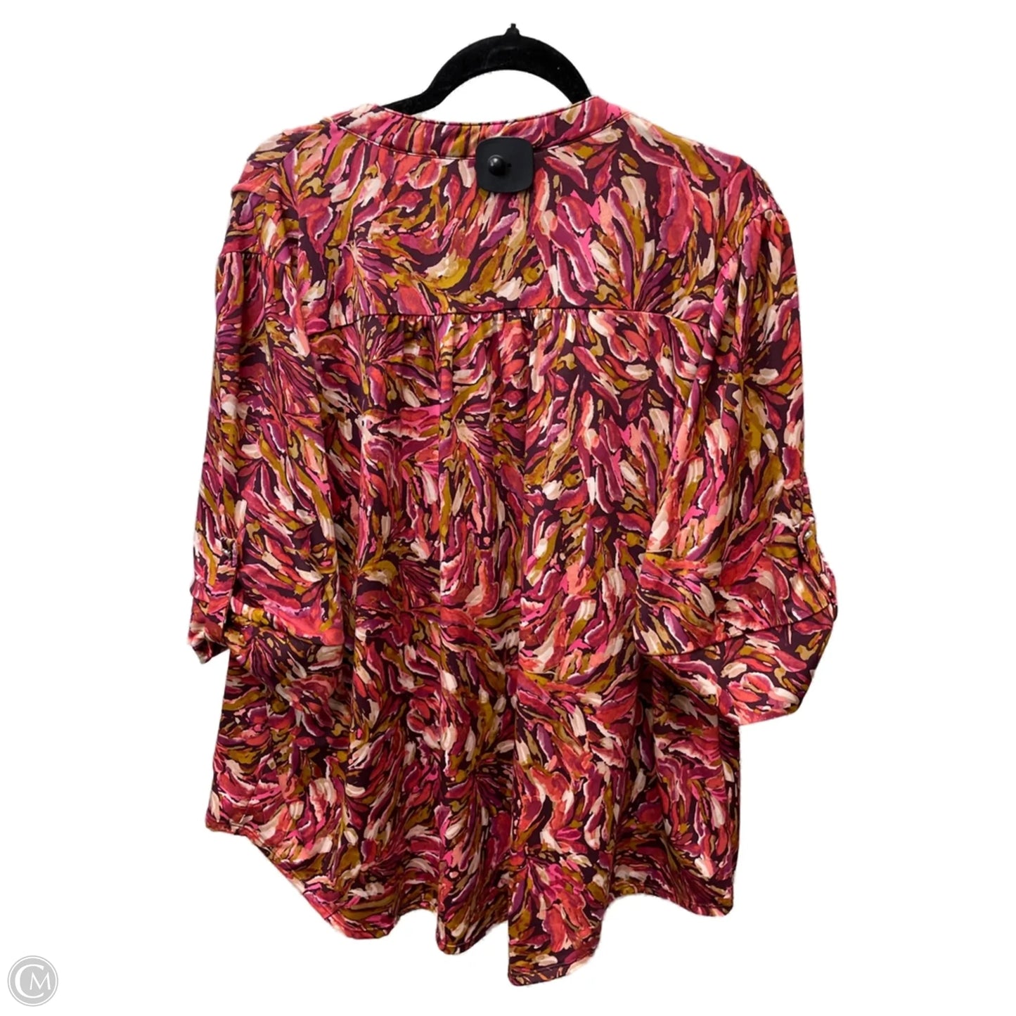 Top 3/4 Sleeve By Cocomo In Multi-colored, Size: 3x