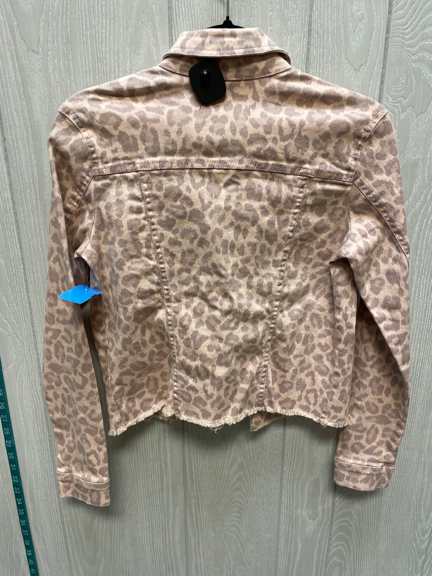 Jacket Denim By Kut In Animal Print, Size: Xs