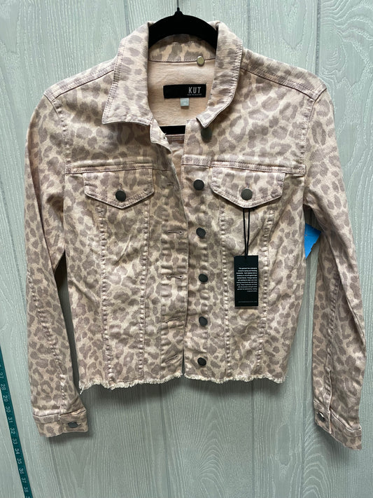 Jacket Denim By Kut In Animal Print, Size: Xs