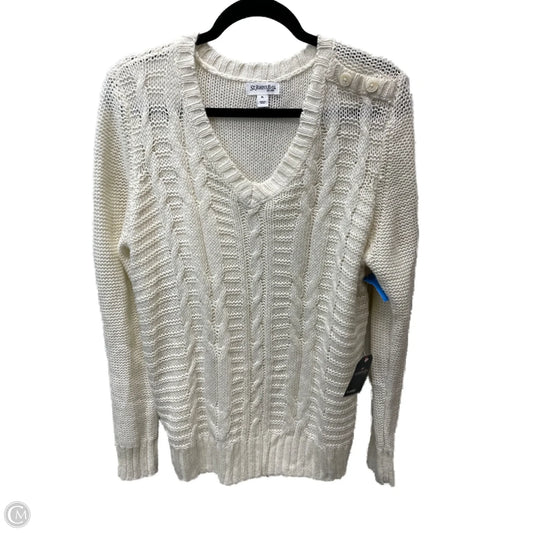 Sweater By St Johns Bay In Cream, Size: Xl