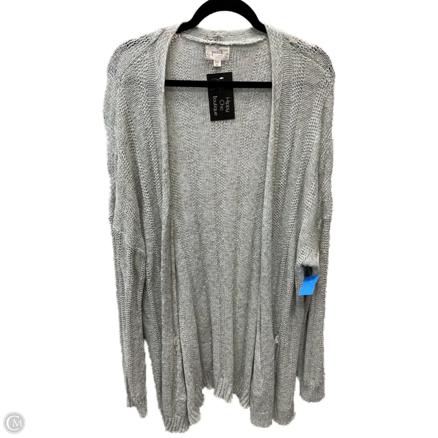Sweater Cardigan By Blu Pepper In Green, Size: 3x