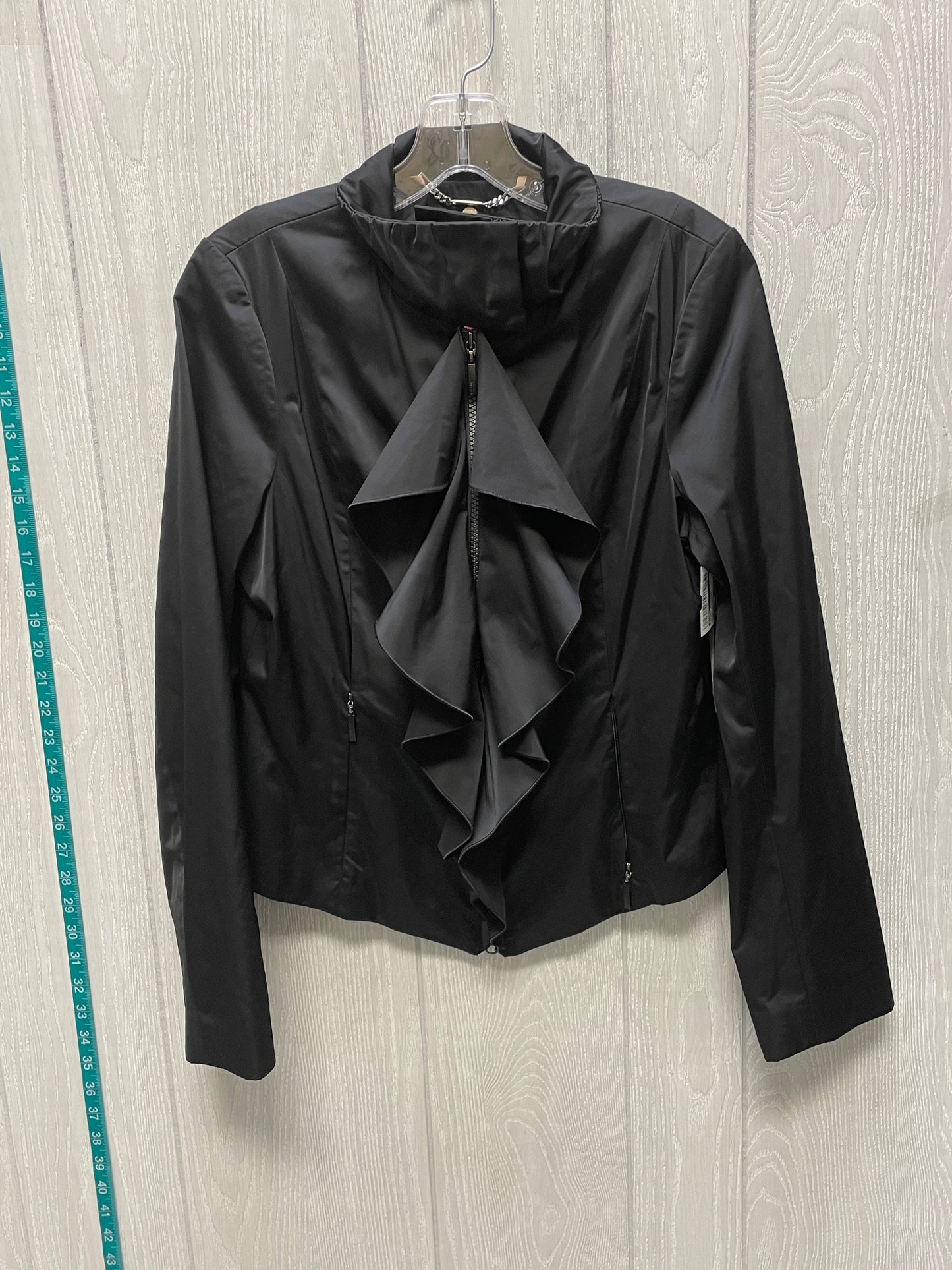 Jacket Designer By Escada In Black, Size: M