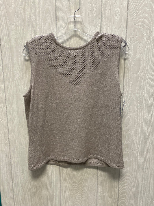 Sweater Luxury Designer By St. John In Gold, Size: M