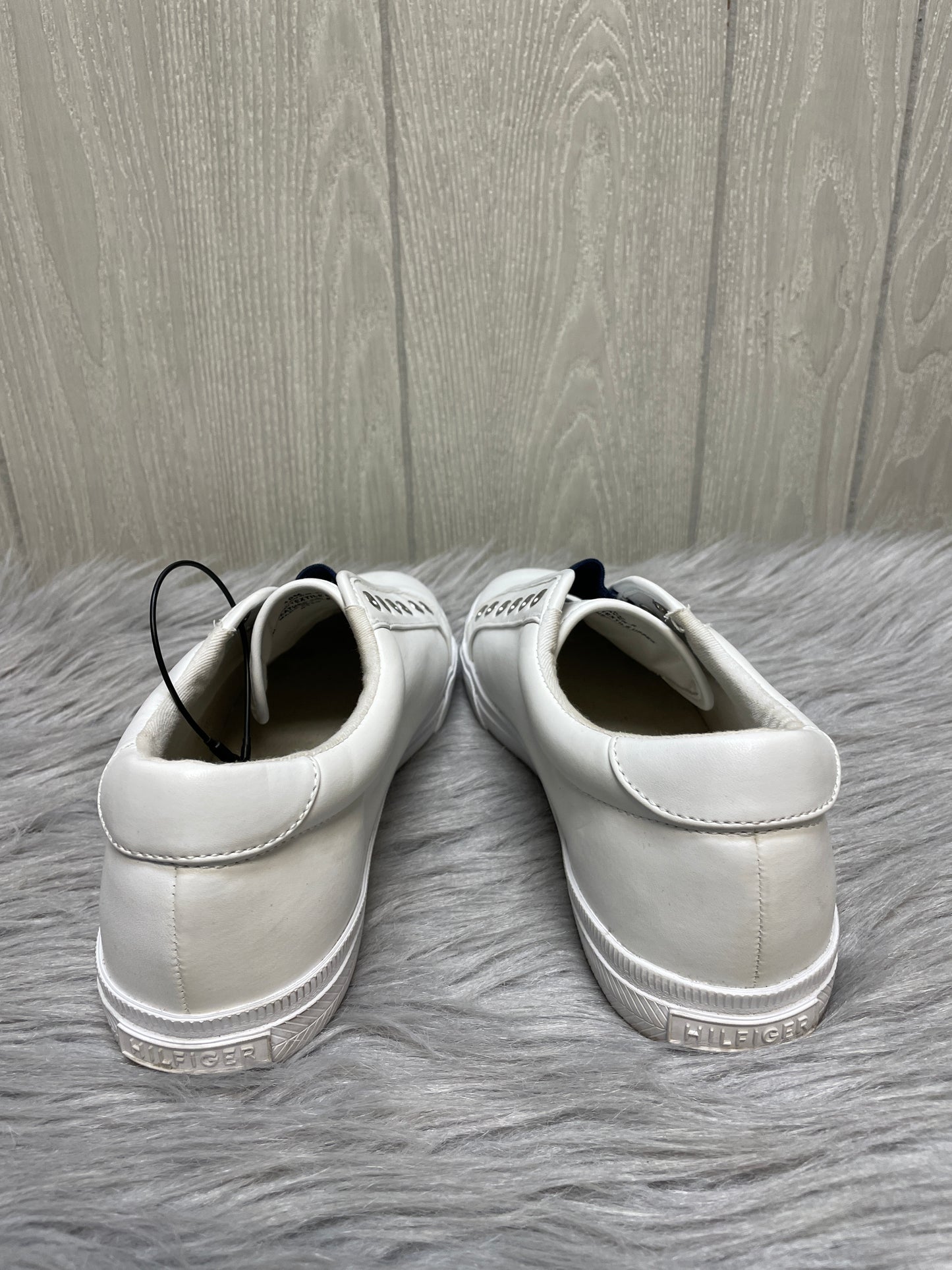 White Shoes Sneakers Tommy Hilfiger, Size 10