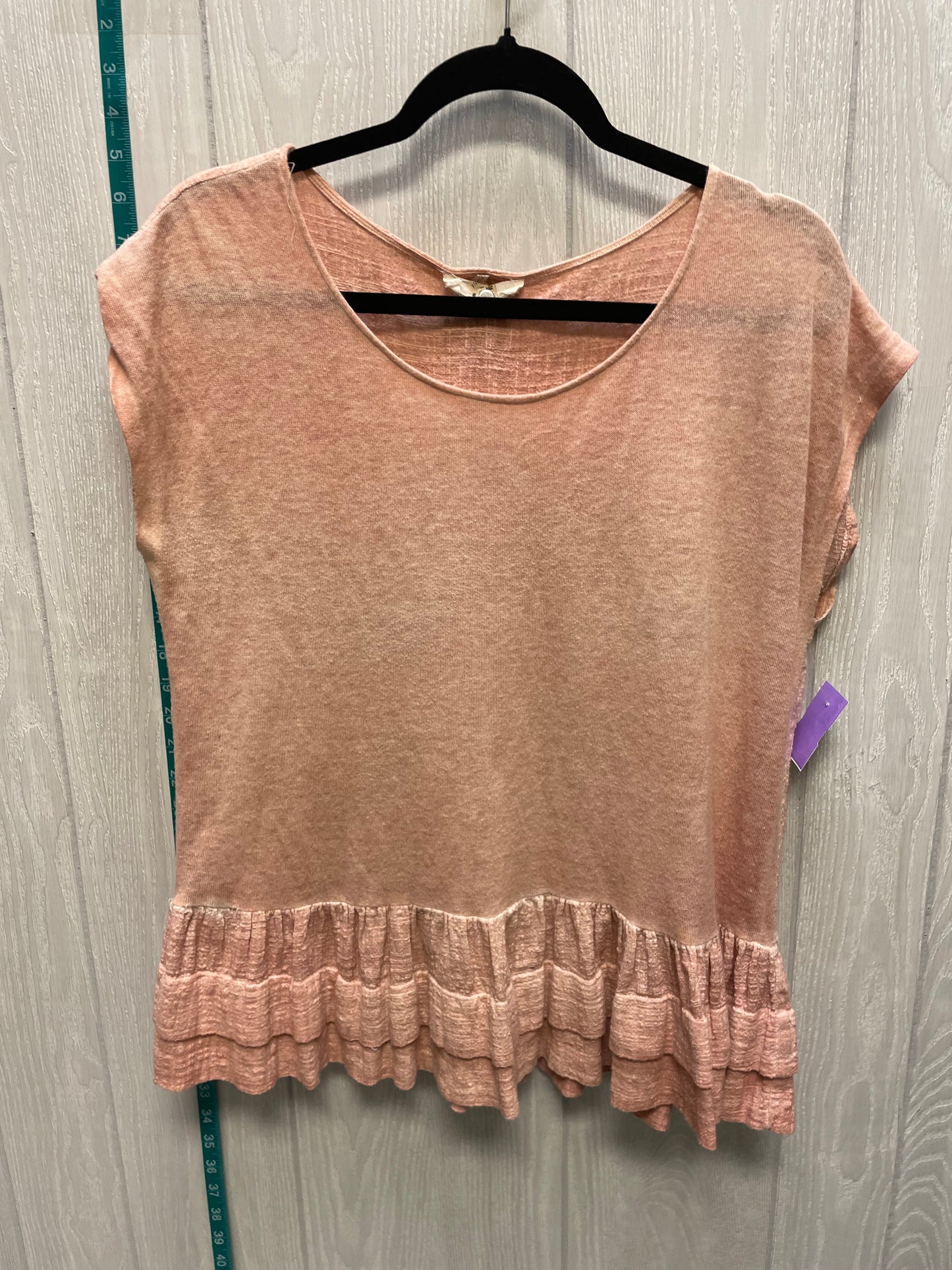 Peach Top Short Sleeve Entro, Size S