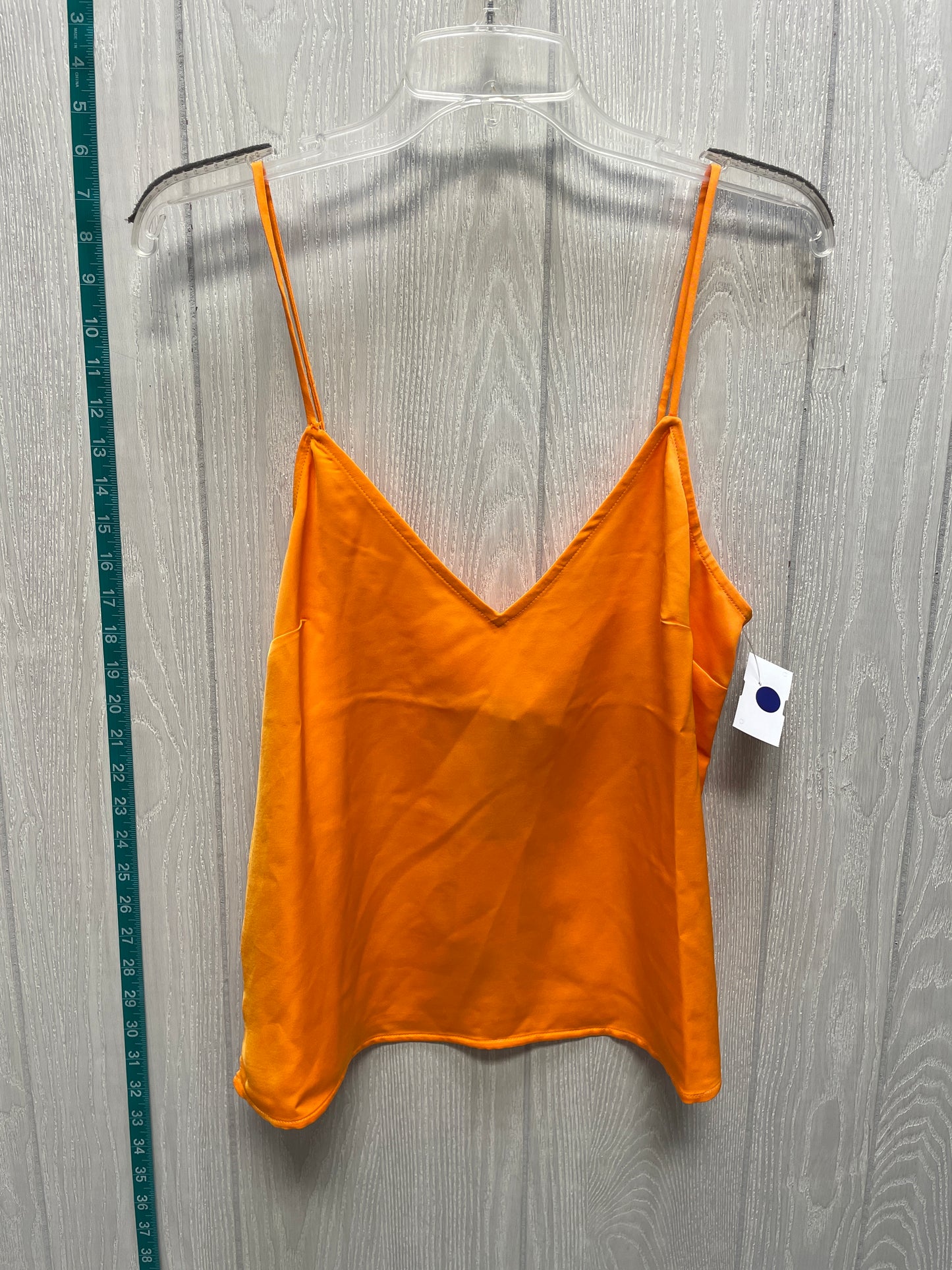 Orange Top Sleeveless Basic A New Day, Size S