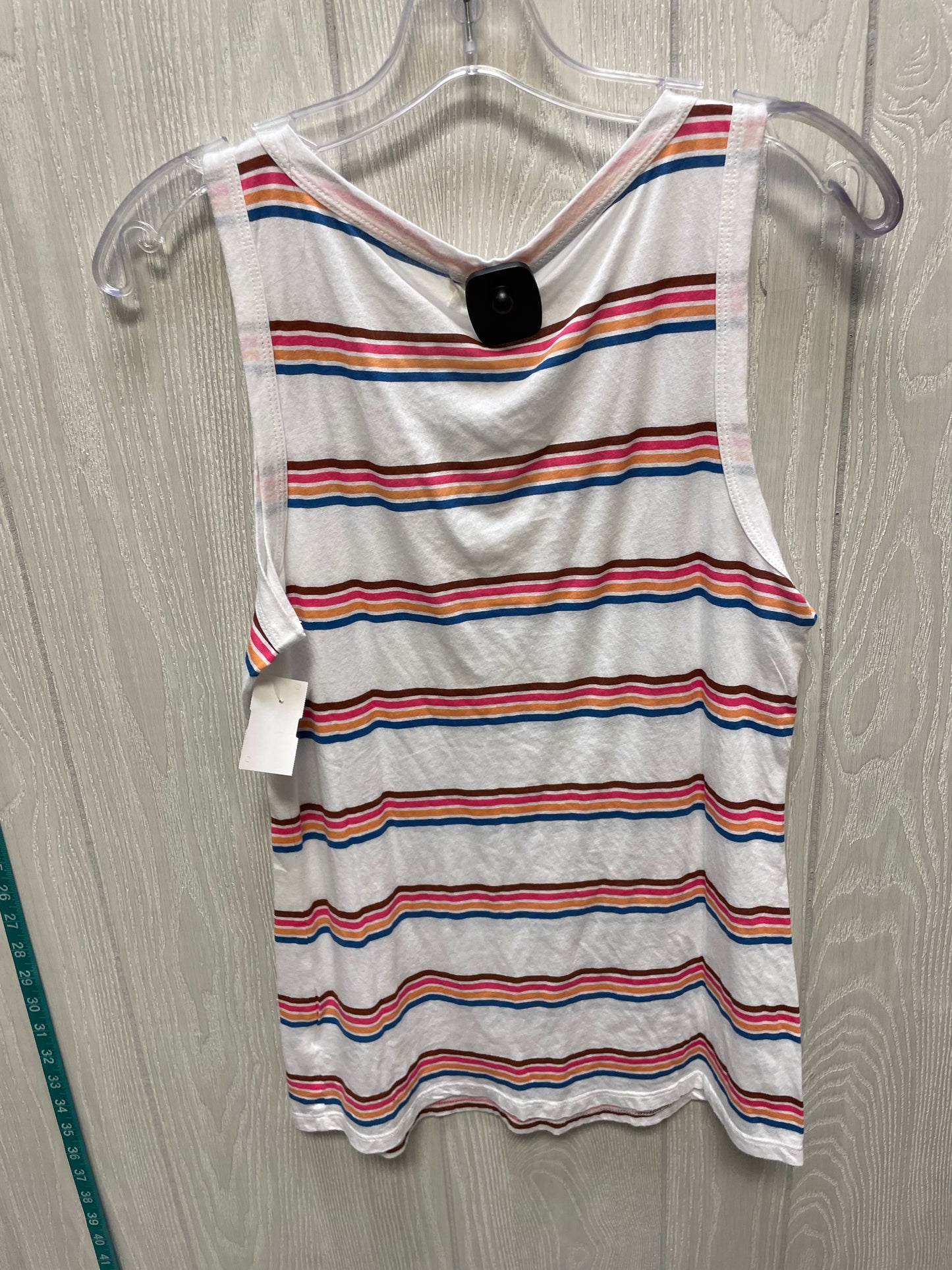 Top Sleeveless By T.la In Striped Pattern, Size: M