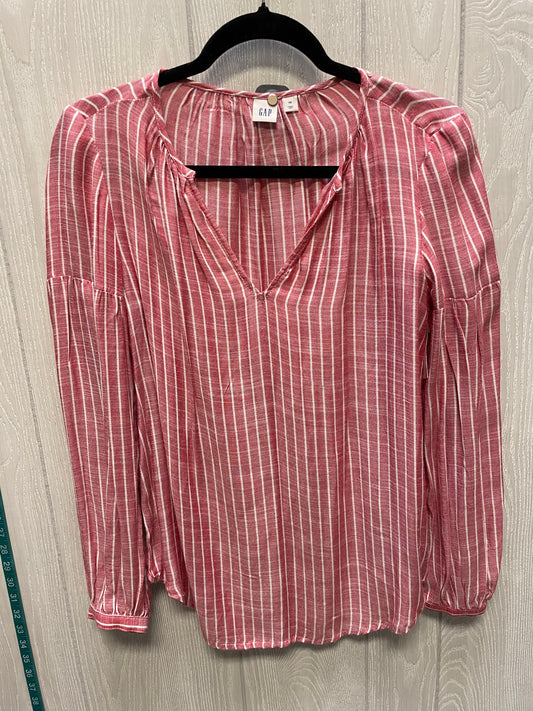 Top Long Sleeve By Gap In Striped Pattern, Size: Xs