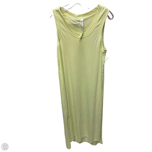 Dress Casual Maxi By Lululemon In Yellow, Size: S