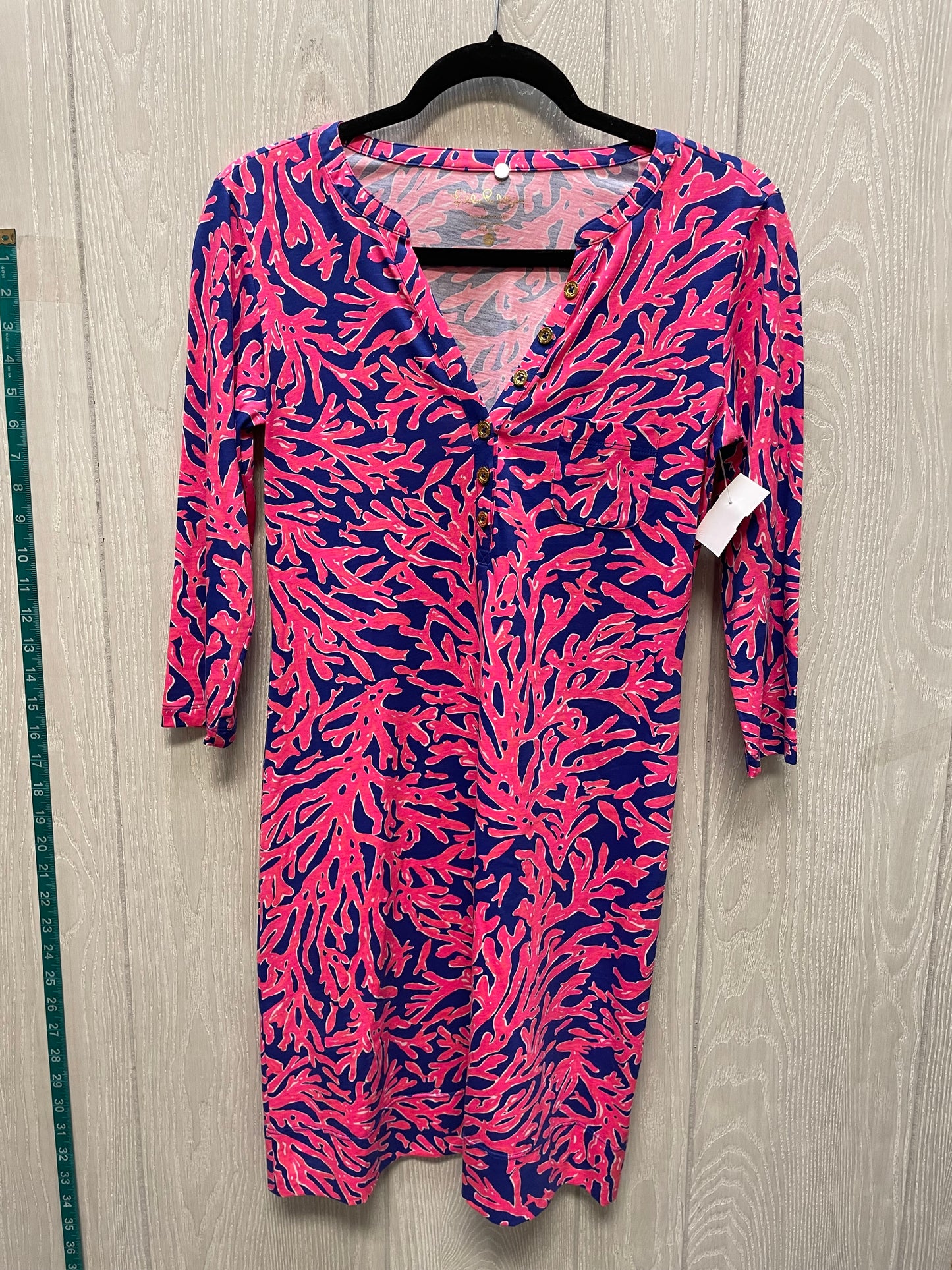 Dress Casual Short By Lilly Pulitzer In Blue & Pink, Size: Xs