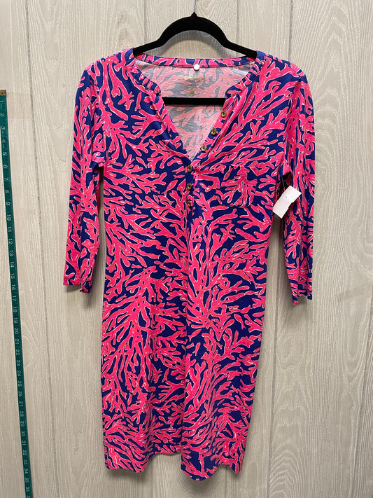 Dress Casual Short By Lilly Pulitzer In Blue & Pink, Size: Xs