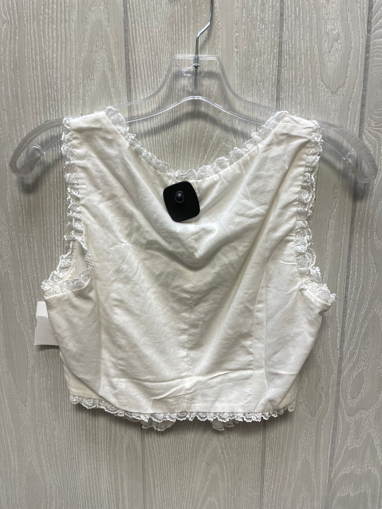 Top Sleeveless By Cmc In Cream, Size: S