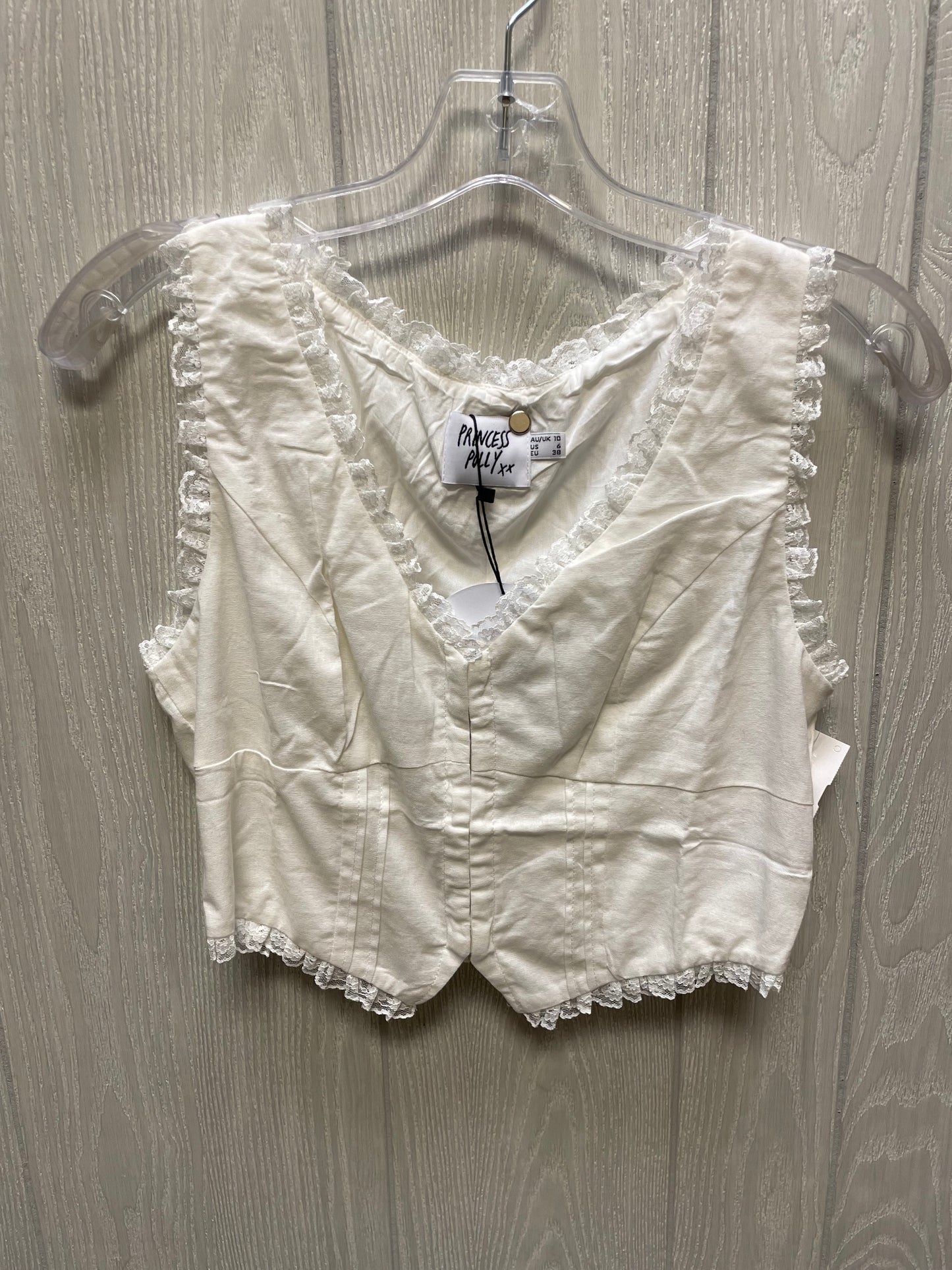 Top Sleeveless By Cmc In Cream, Size: S