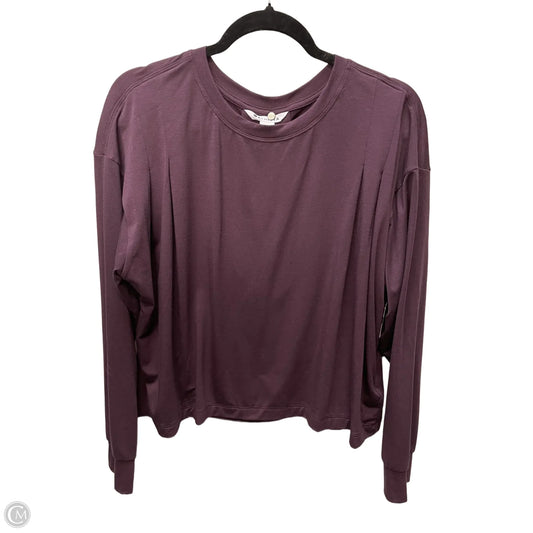 Top Long Sleeve By Athleta In Purple, Size: M