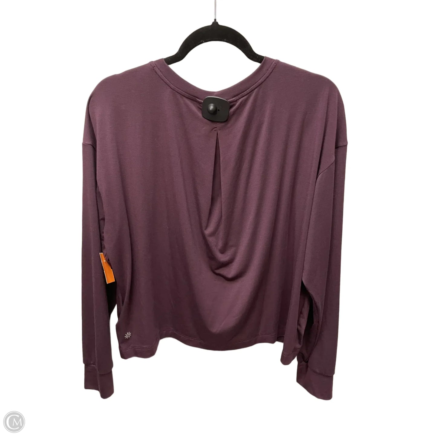 Top Long Sleeve By Athleta In Purple, Size: M