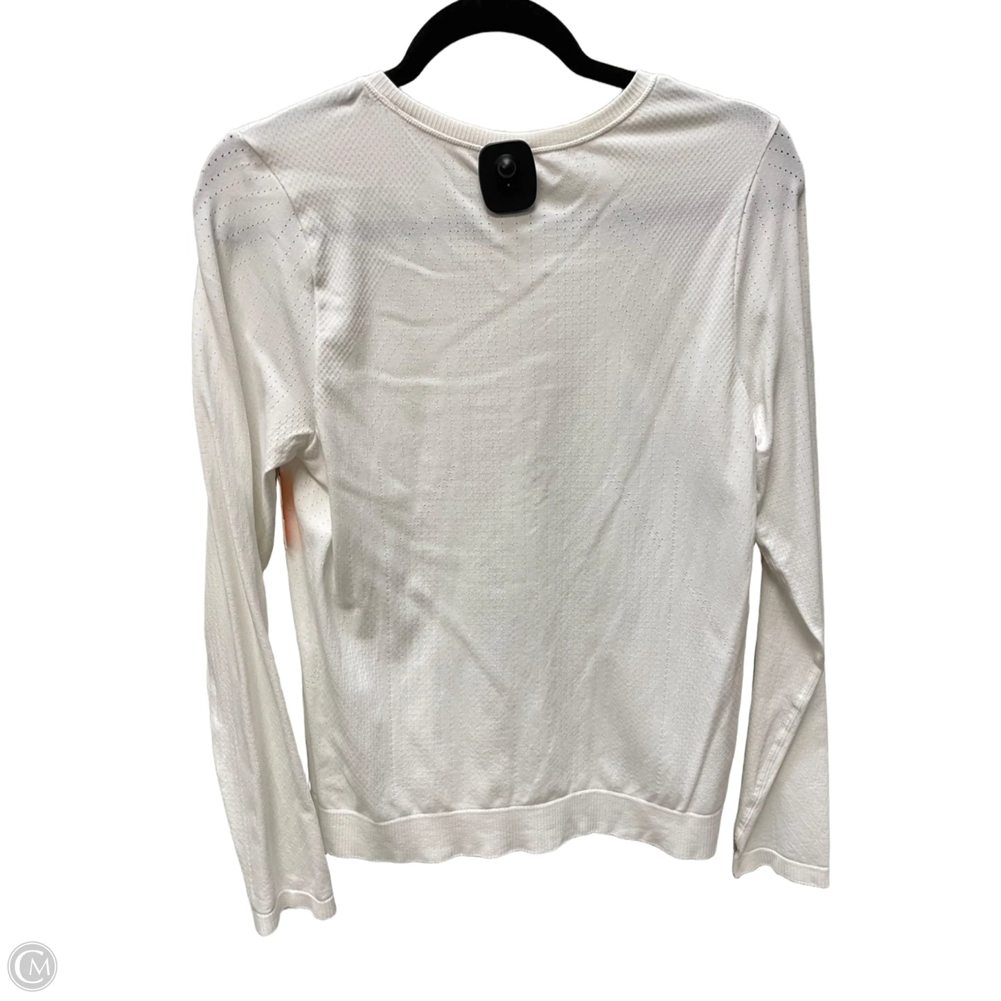 Athletic Top Long Sleeve Crewneck By Athleta In White, Size: M