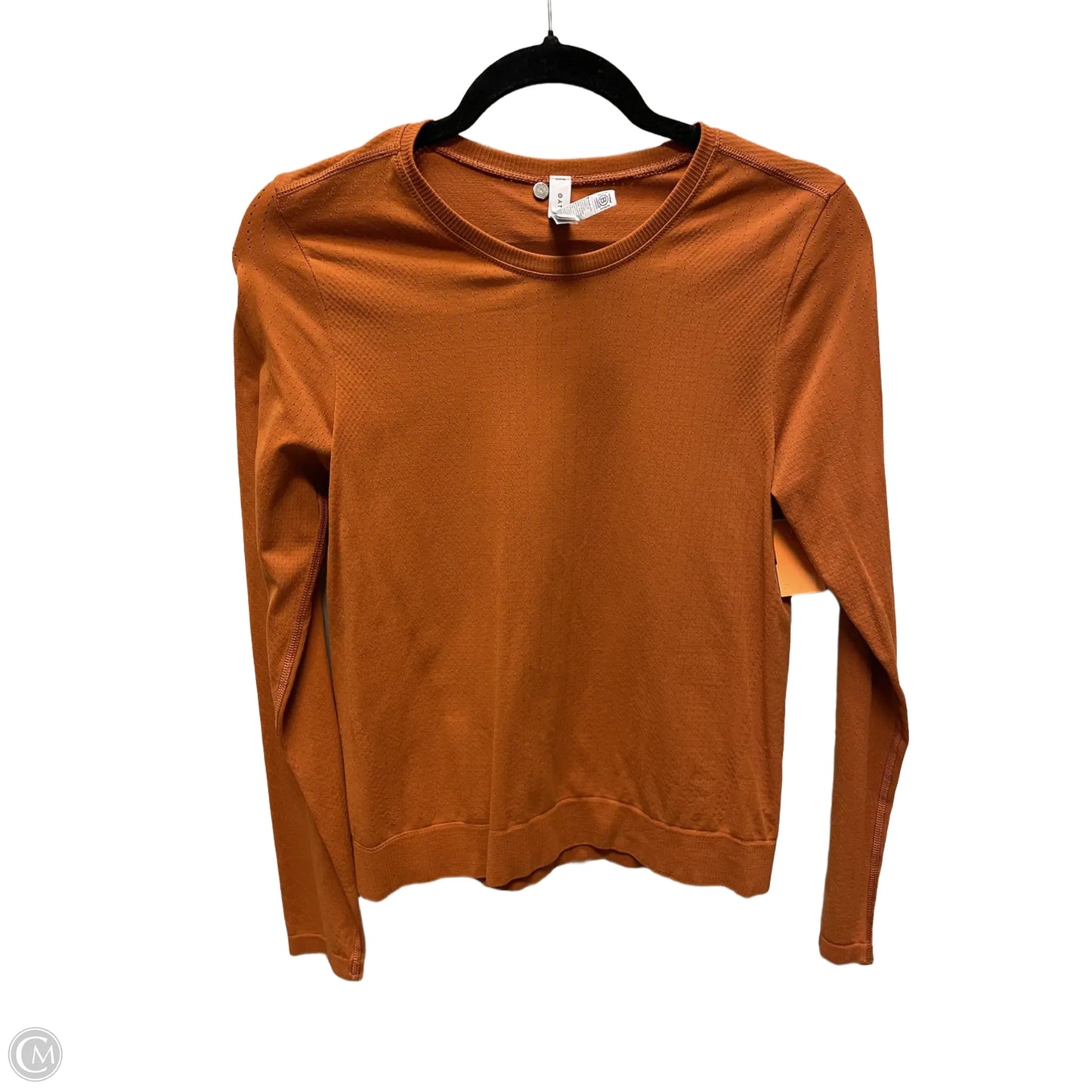 Athletic Top Long Sleeve Crewneck By Athleta In Orange, Size: S