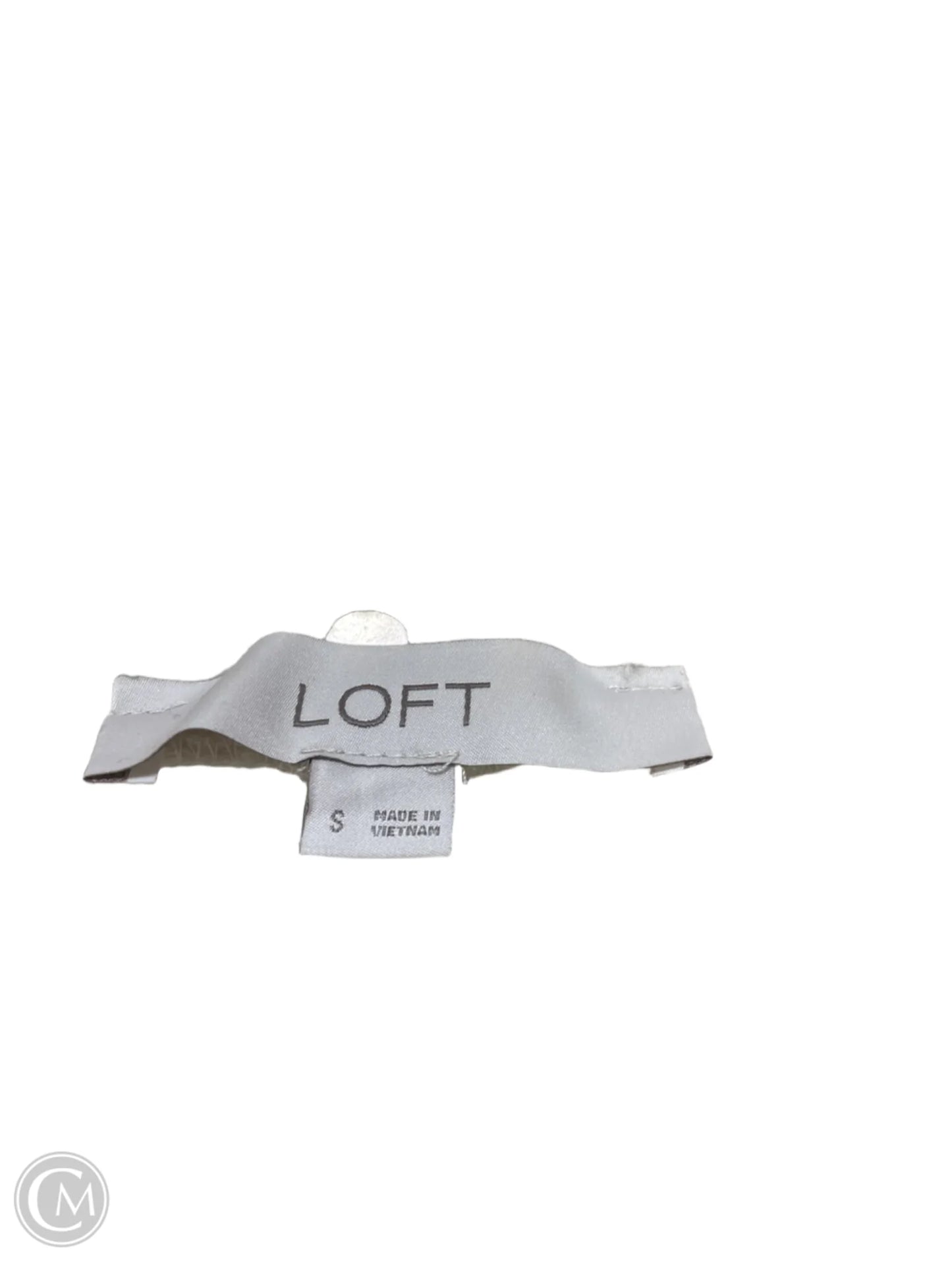 Sweater By Loft In Cream, Size: S