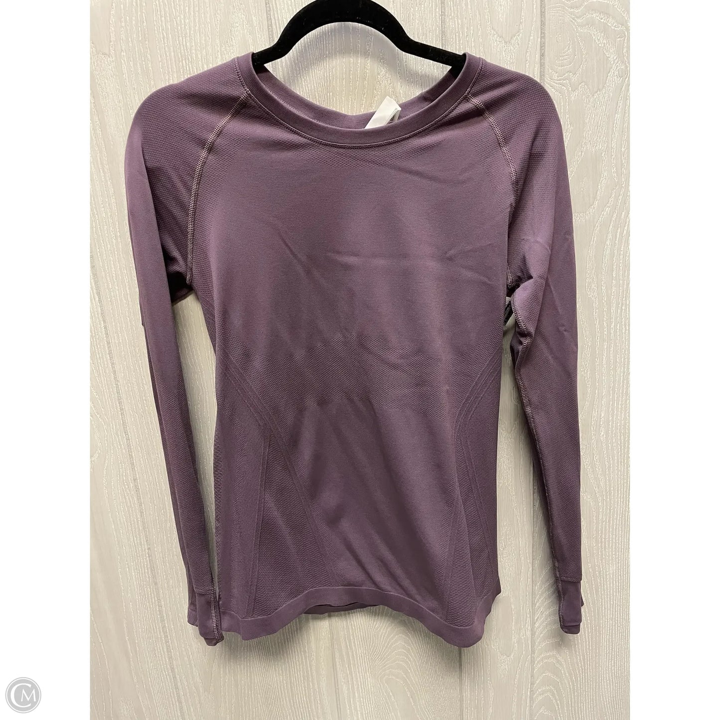 Athletic Top Long Sleeve Crewneck By Athleta In Purple, Size: M