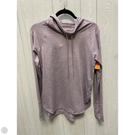 Athletic Top Long Sleeve Hoodie By Athleta In Purple, Size: S