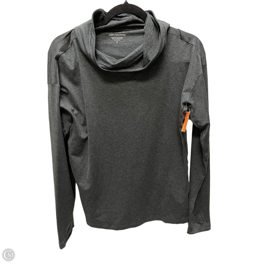 Athletic Top Long Sleeve Hoodie By Athleta In Grey, Size: S