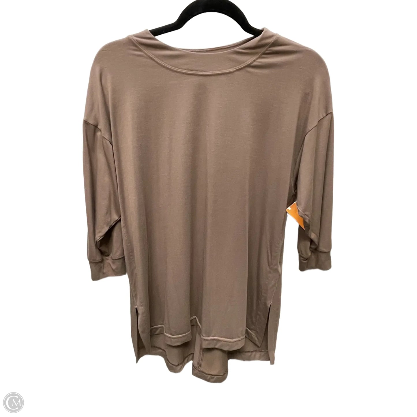 Top 3/4 Sleeve By Athleta In Brown, Size: Xs