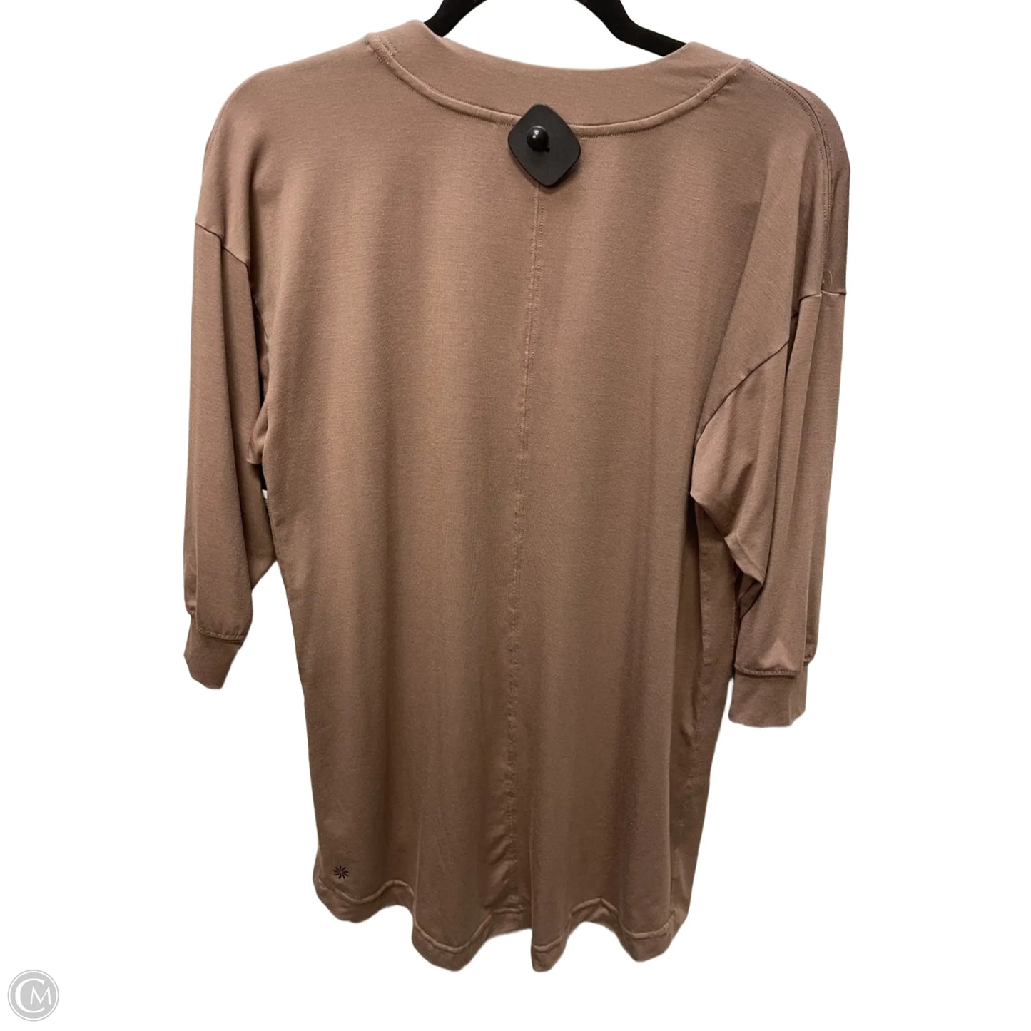 Top 3/4 Sleeve By Athleta In Brown, Size: Xs