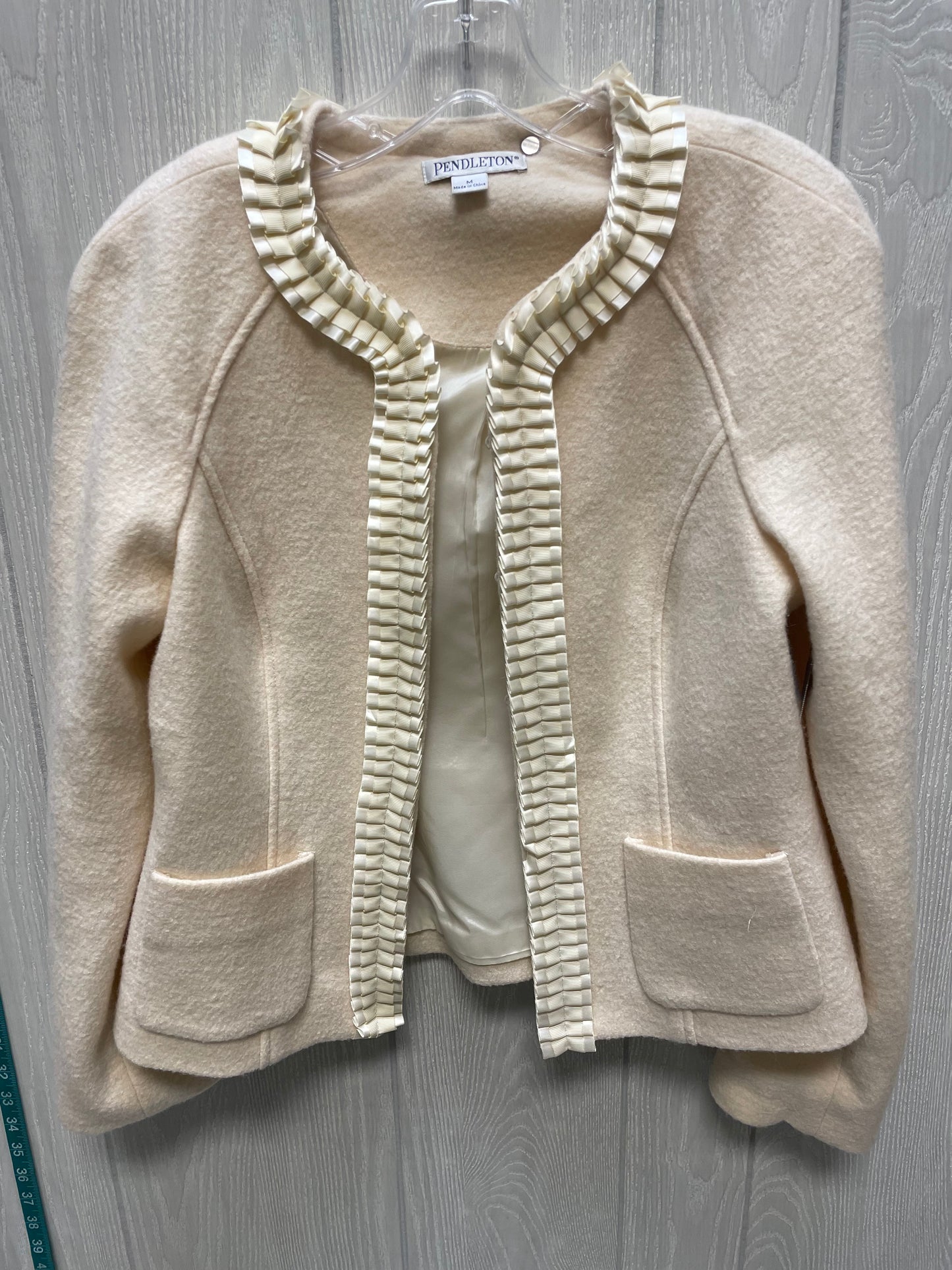 Coat Other By Pendleton In Cream, Size: M