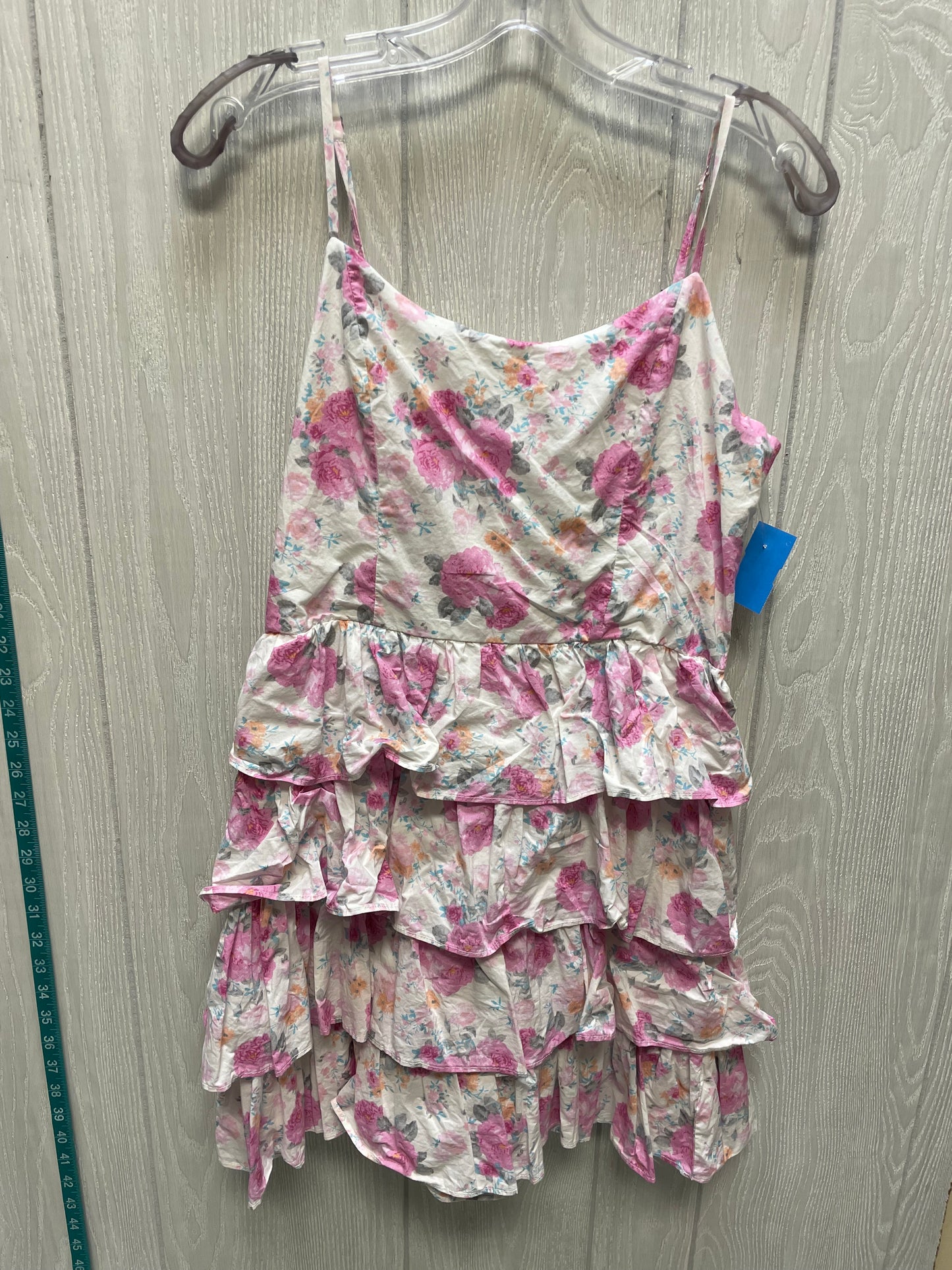 Dress Casual Short By Tcec In Floral Print, Size: L