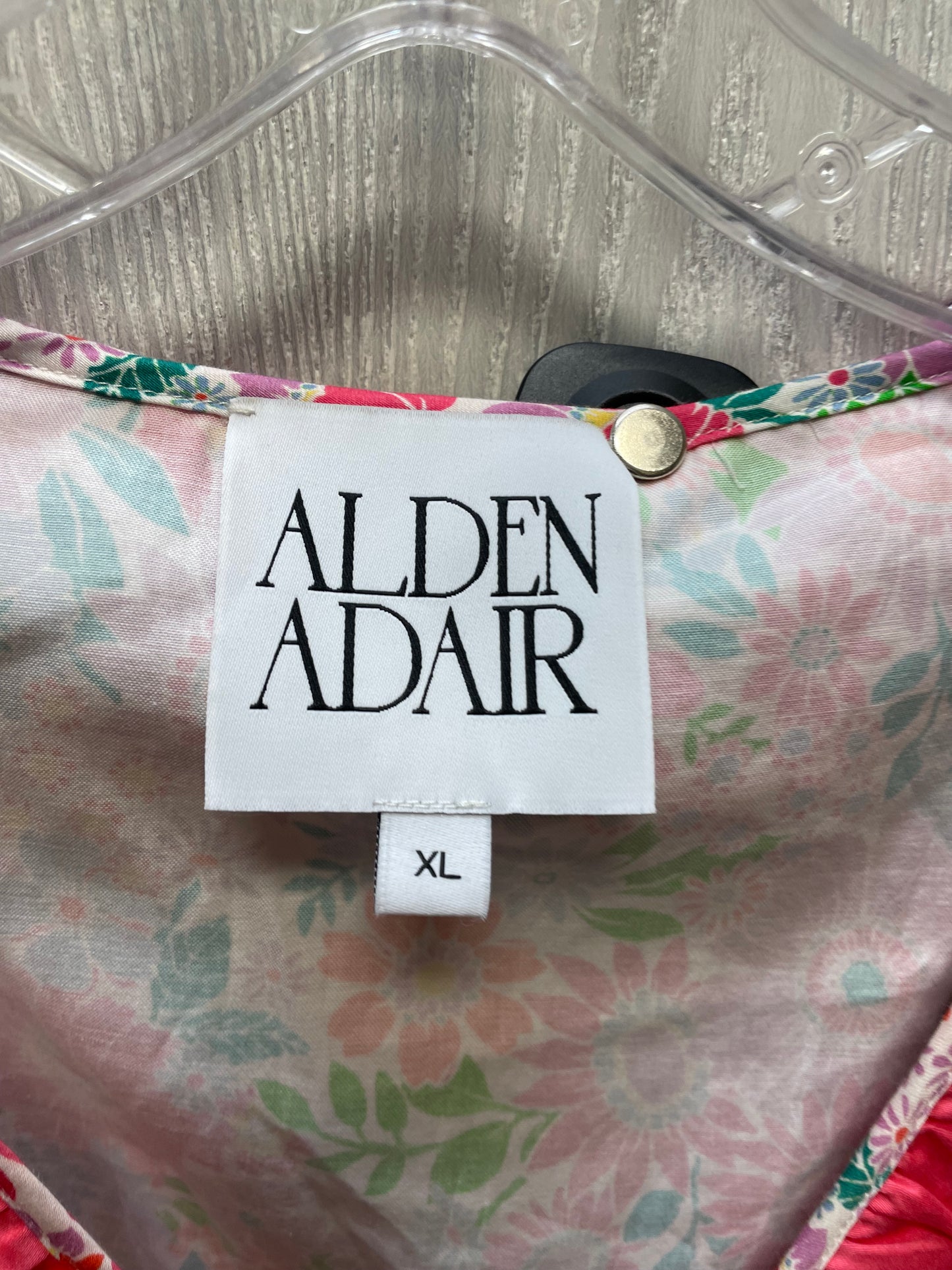 Dress Casual Short By ALDEN ADAIR In Floral Print, Size: Xl