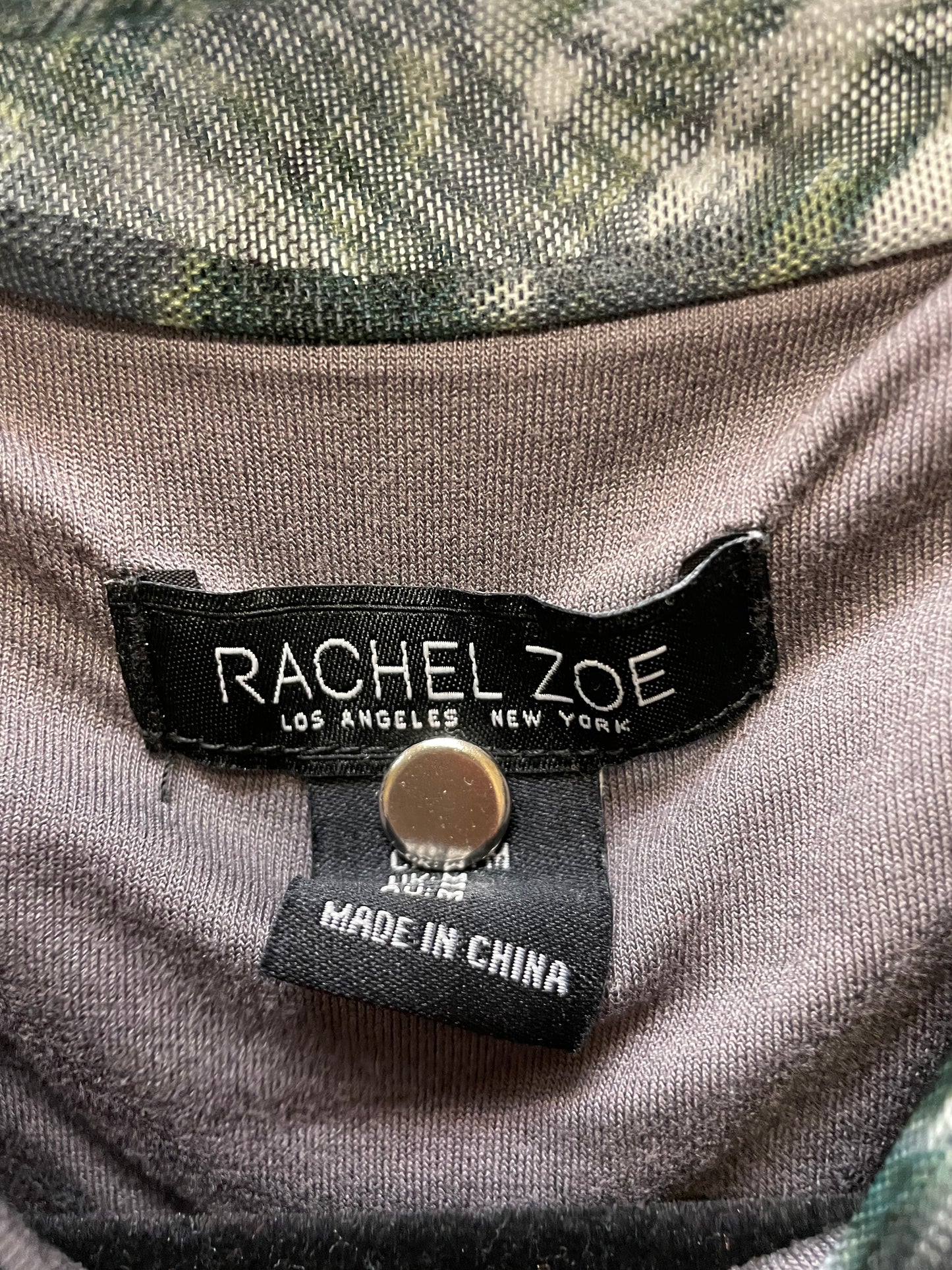 Top Sleeveless By Rachel Zoe In Black & Green, Size: M